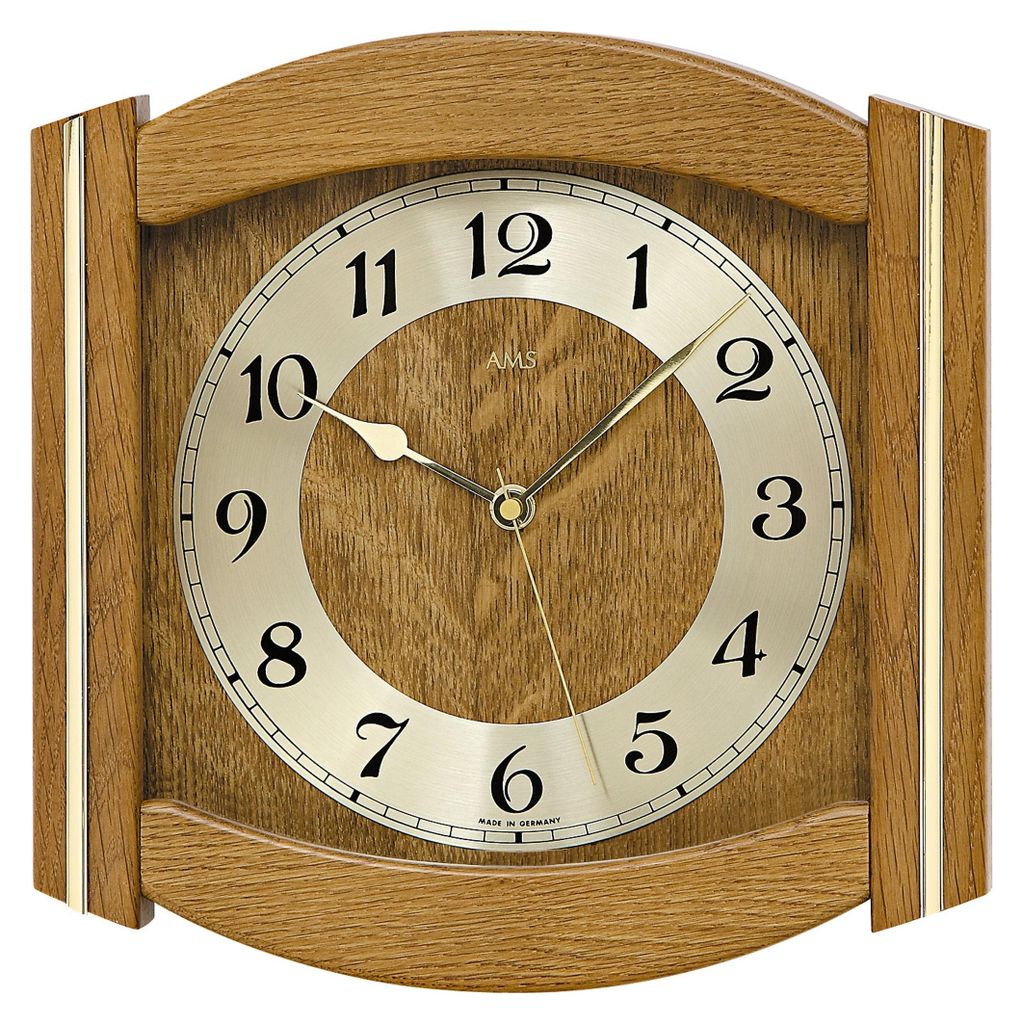 AMS Horloge murale radio, mouvement radio, 27x27x5cm, Image du produit 