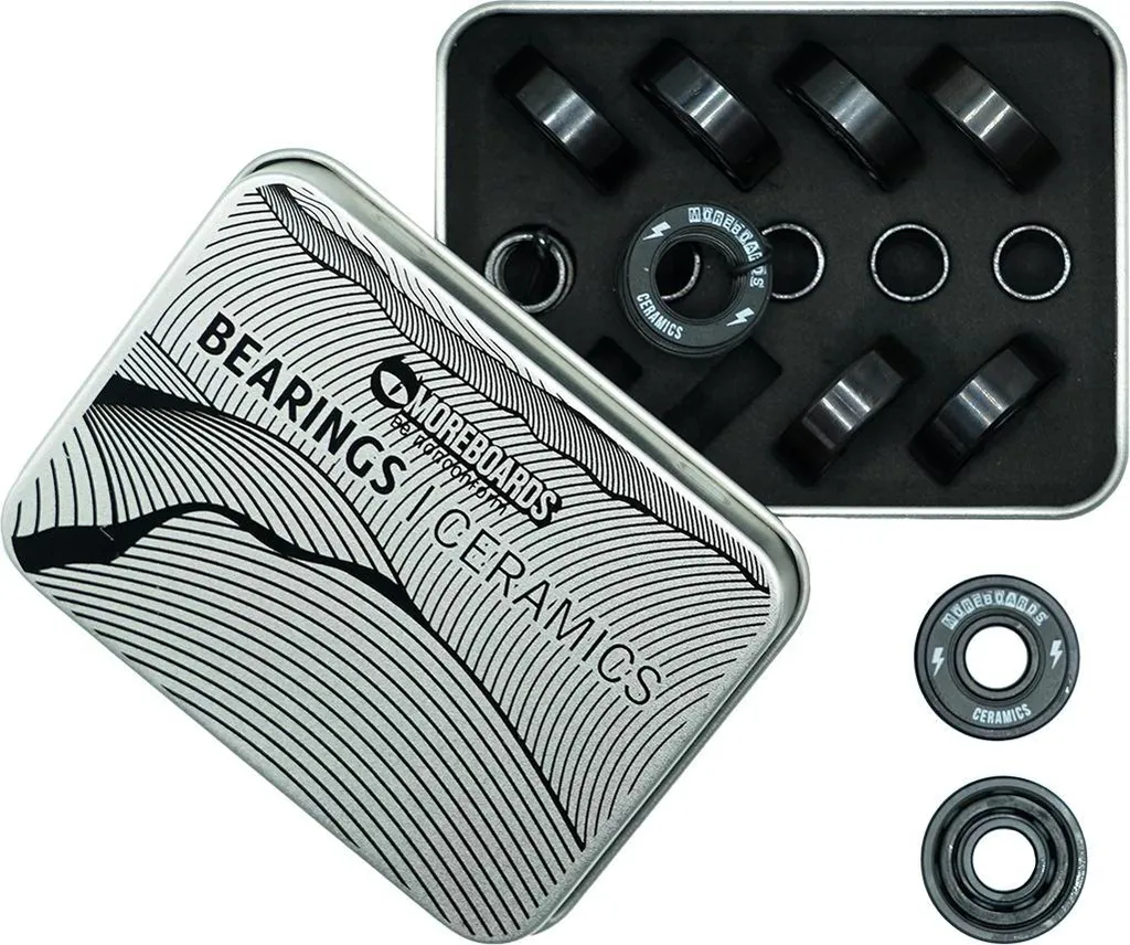 Roulements de skate en céramique noire MB MOREBOARDS vitesse supérieure