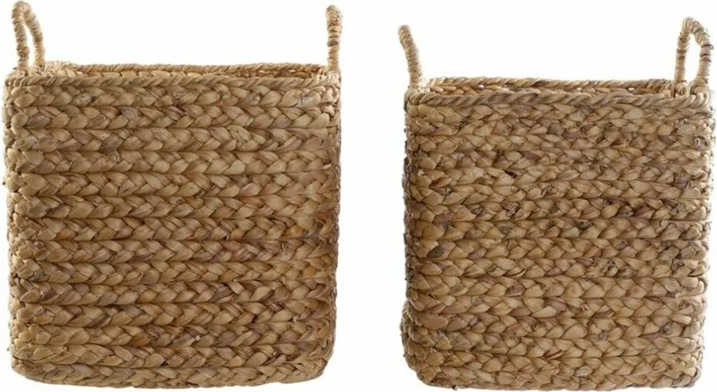 Rangement Salon et Chambre : Set de 2 Grands Paniers Bali Décoratifs