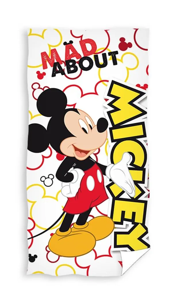 Asciugamano Mickey and Friends Carbotex 70x140 - Spugna 100% Cotone