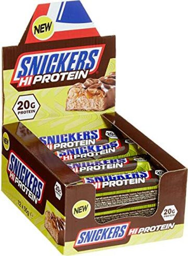 Snickers - Hi Protein Bar 12 x 55g Karton Produktbild 