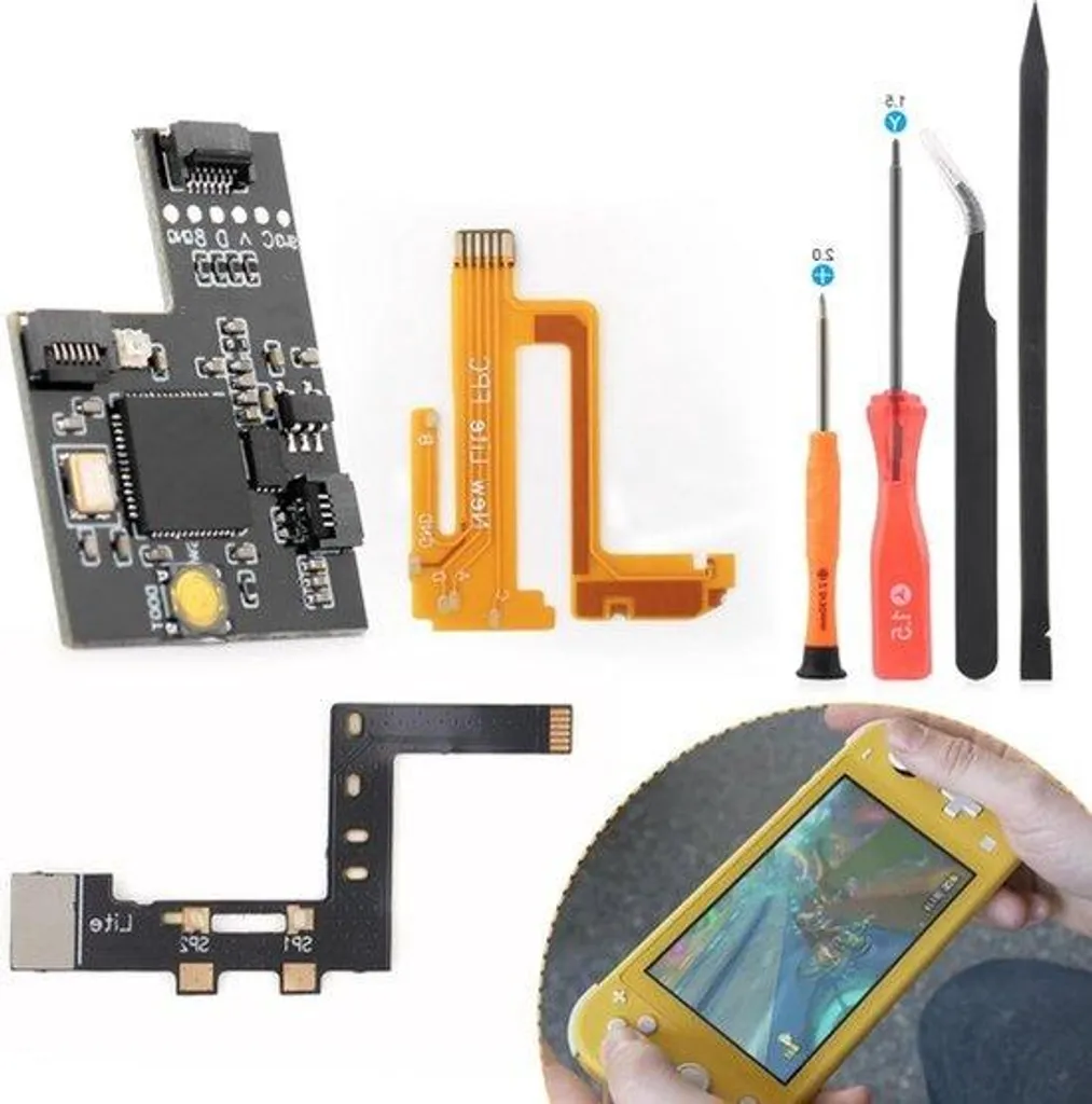 Réparer le CPU de la Switch Lite avec ce câble flexible de précision