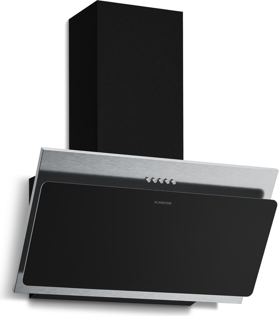 A modern kitchen range hood.