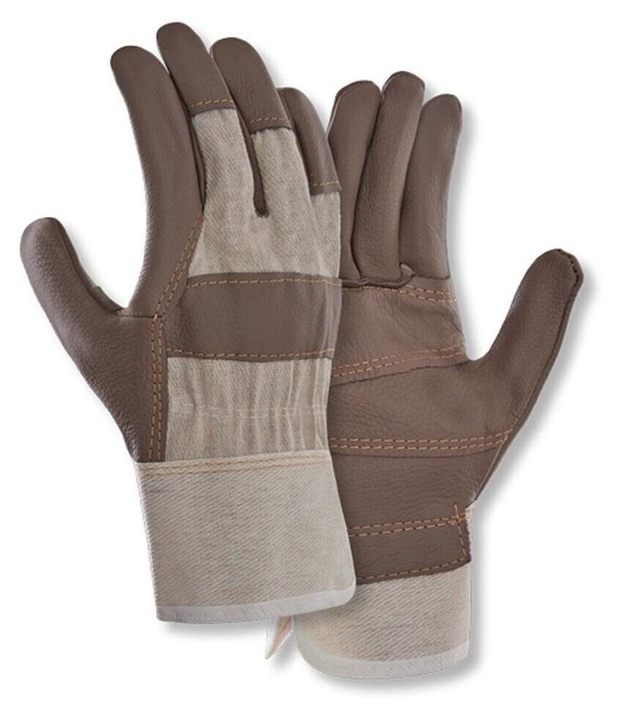 teXXor® Möbelleder-Handschuhe BRAUNE FARBEN 10 Produktbild 