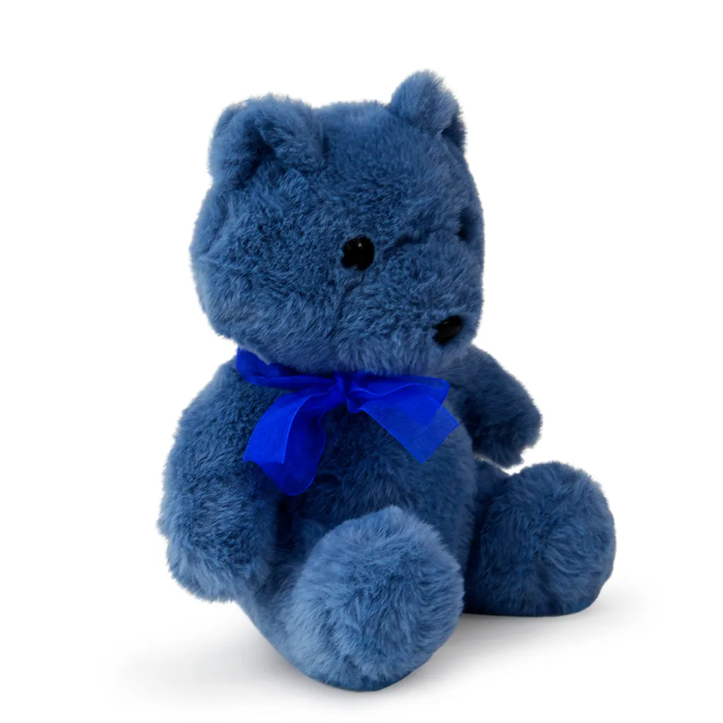 Doudou Ours Bleu Cloud 21 cm WP MERCHANDISE - Cadeau de Naissance Idéal