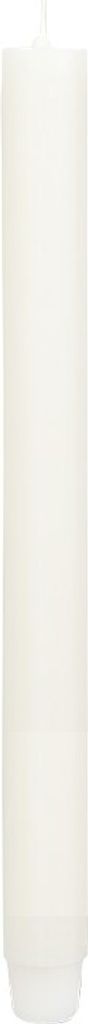 Durchgefärbte Stabkerzen Elfenbein 185 x 26 mm in rustikaler Optik