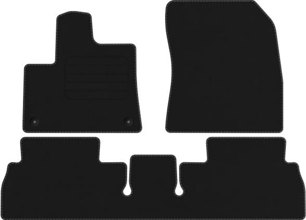 Velours Fußmatten für Citroen e-Berlingo III Multispace Elektro ab Bj. 2023 BASIC