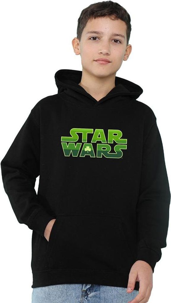 Star Wars - Kapuzenpullover für Kinder, St Patricks-Tag TV24468 (152-158) (Marine)