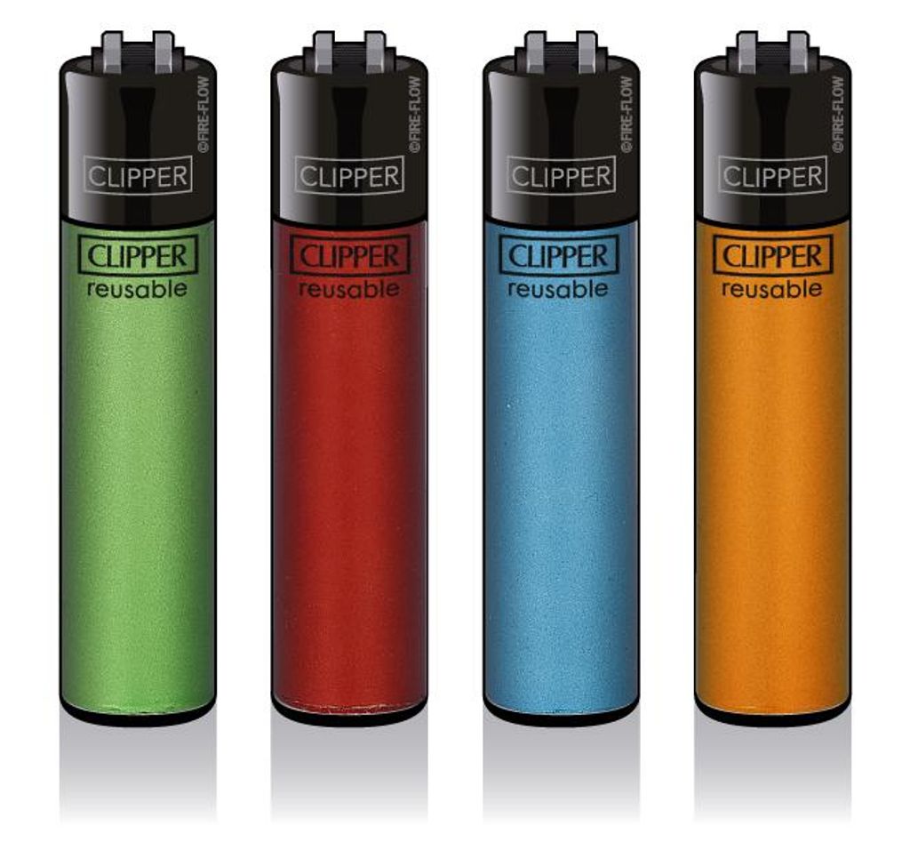 Clipper Feuerzeuge 4er Set: Crystal #8 Produktbild 