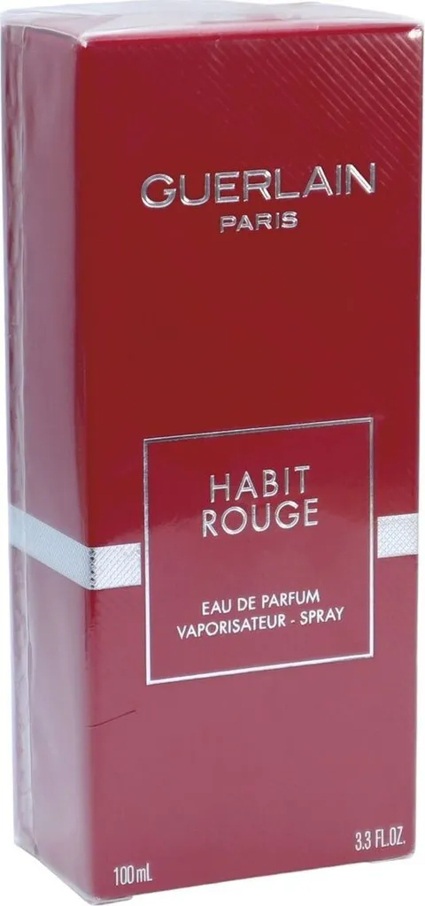 Guerlain Habit Rouge 100ml - Parfum Oriental au Sillage Cuir Vanille