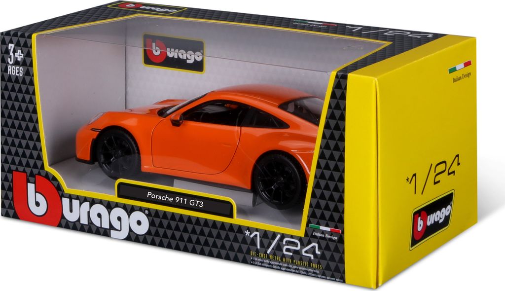 Porsche 911 GT3 oranžová 1:24 BBURAGO Obrázok produktu 7