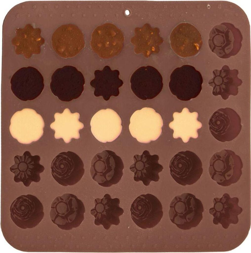 Orion Silikonbackform zum Backen von KEKSEN Pralinen Produktbild 