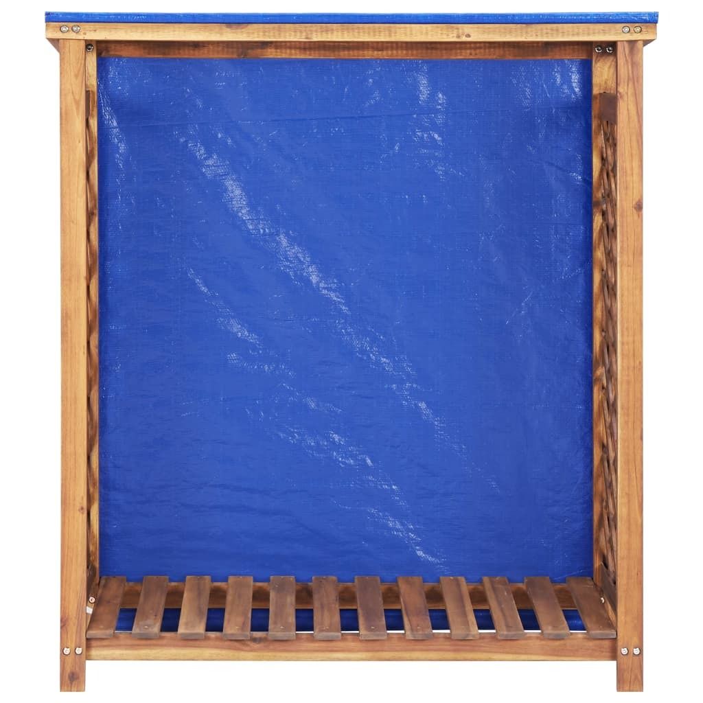 "SALE 2026" Kaminholzregal 105x38x115 cm Akazie Massivholz - Kaminholzregale DE6657882