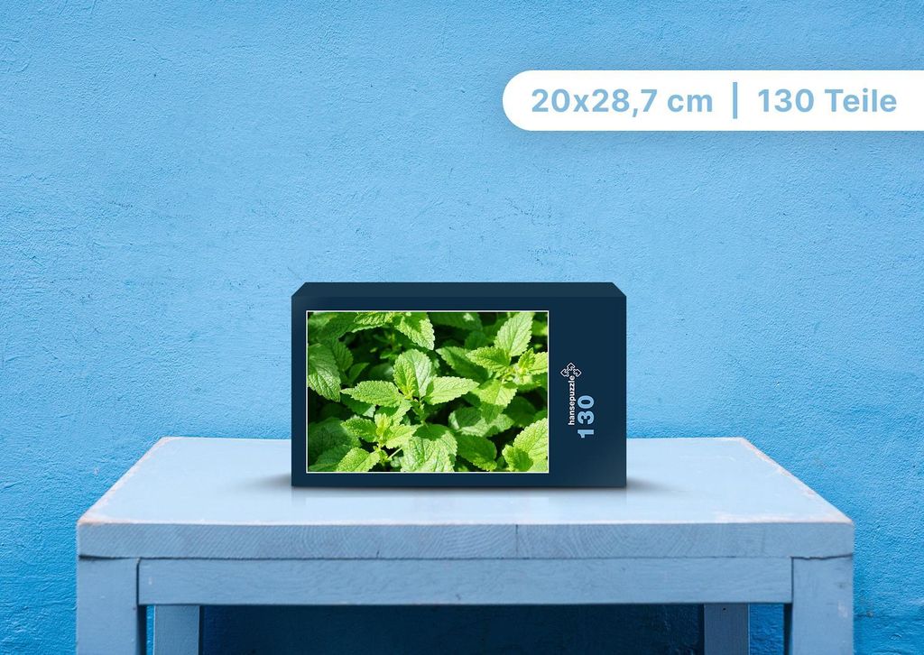 hansepuzzle 97910 - Minzen Puzzle, 130 Teile, Natur, 28,7 x 20,0cm mit hochwertiger Aufbewahrung, Kartonbox und wiederverschließbarem Beutel