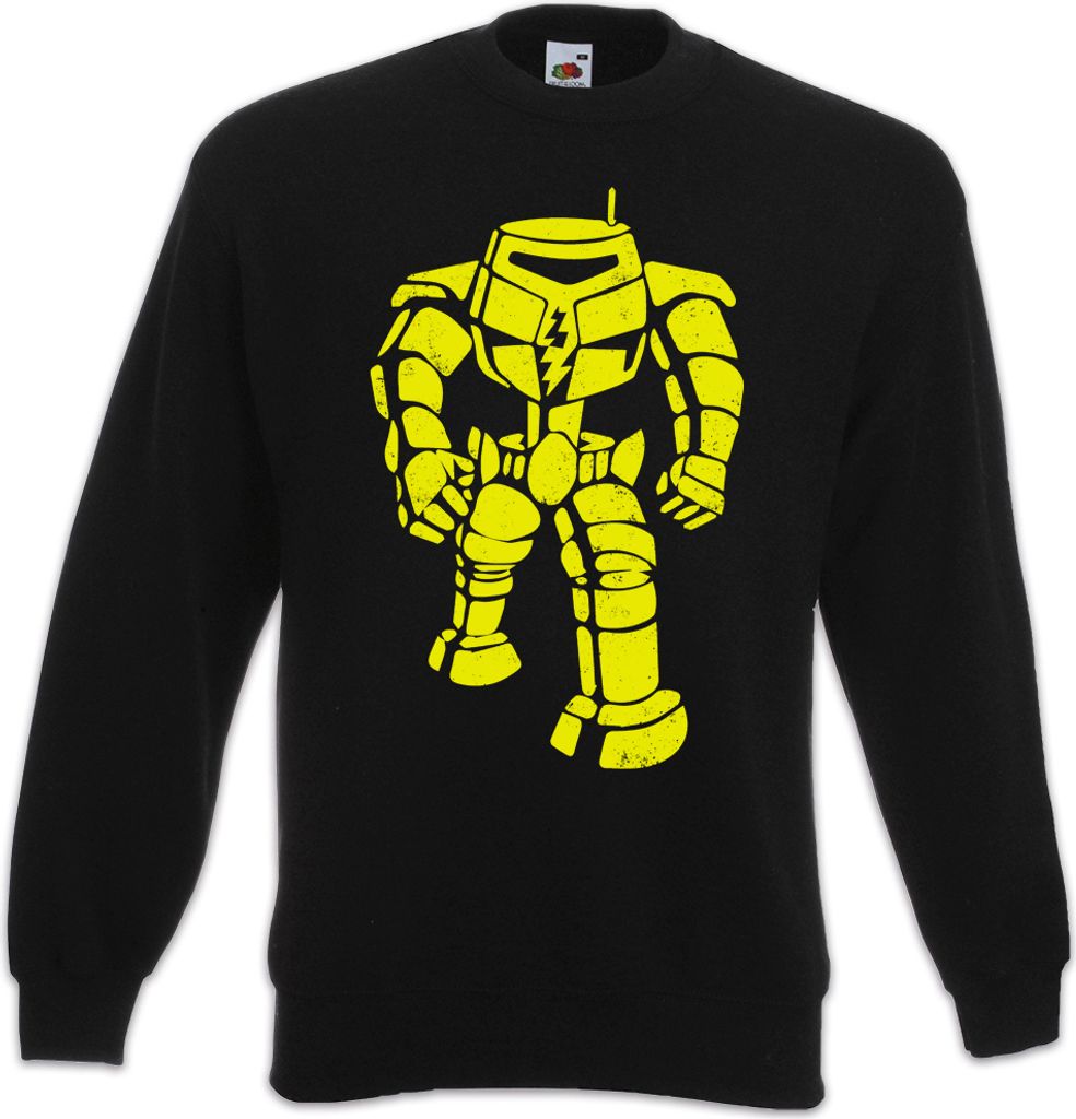 Urban Backwoods The Big Robot, Sweatshirt, Farbe: Schwarz, Produktbild 