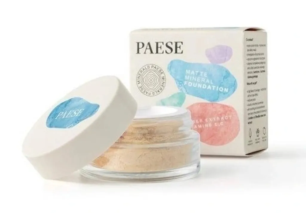 Fond de teint minéral Paese matifiant anti-brillance 101W beige bio 7g