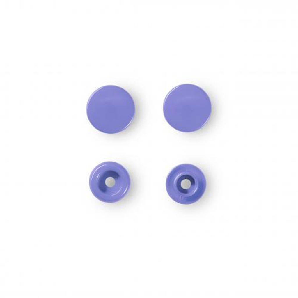 Prym Nähfrei Druckknöpfe Color Snaps rund 12,4mm flieder