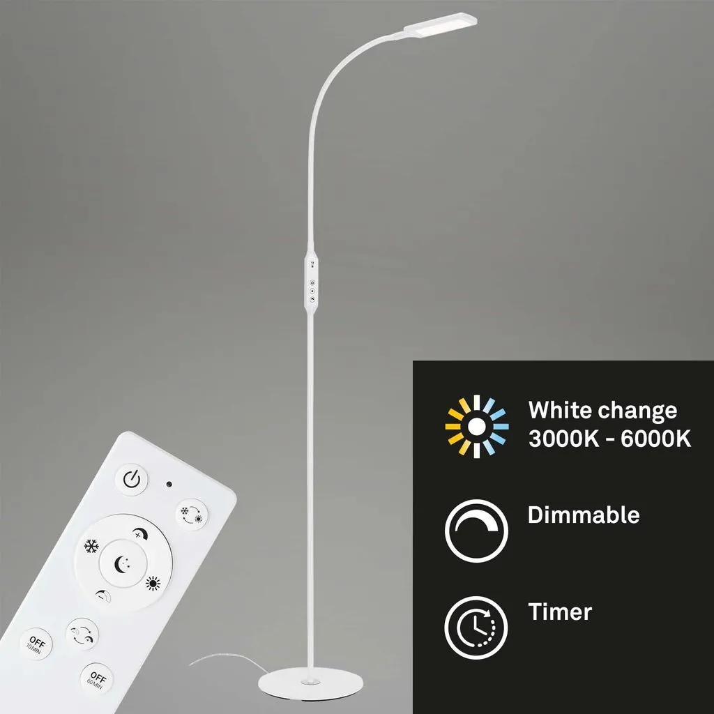 Lampadaire LED Briloner intensité variable CCT 700lm avec télécommande - 2