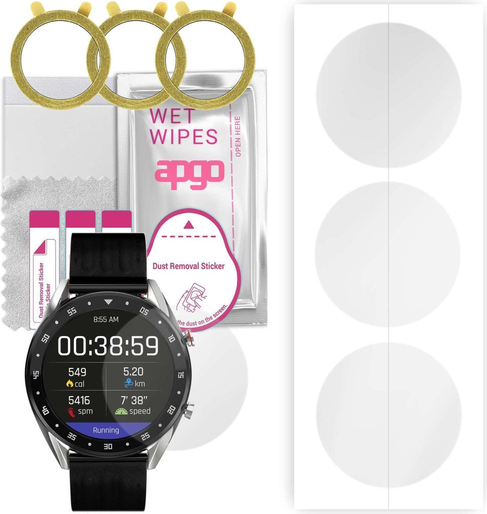 apgo 3 Stück Schutzfolie, klar, kompatibel mit Motus Produktbild 