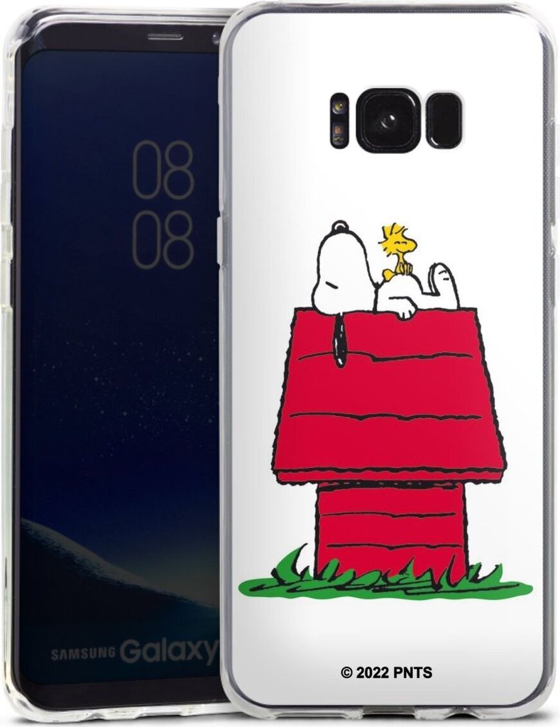 DeinDesign Handyhülle für Samsung Galaxy S8 Plus Silikon Hülle Case Smartphone Schutzhülle Offizielles Lizenzprodukt Peanuts Snoopy