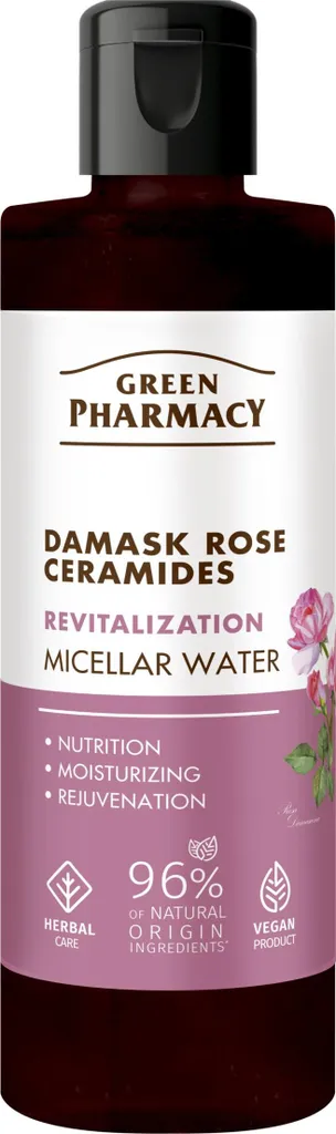 Green Pharmacy Acqua Micellare Rigenerante Rosa + Ceramidi 200ml