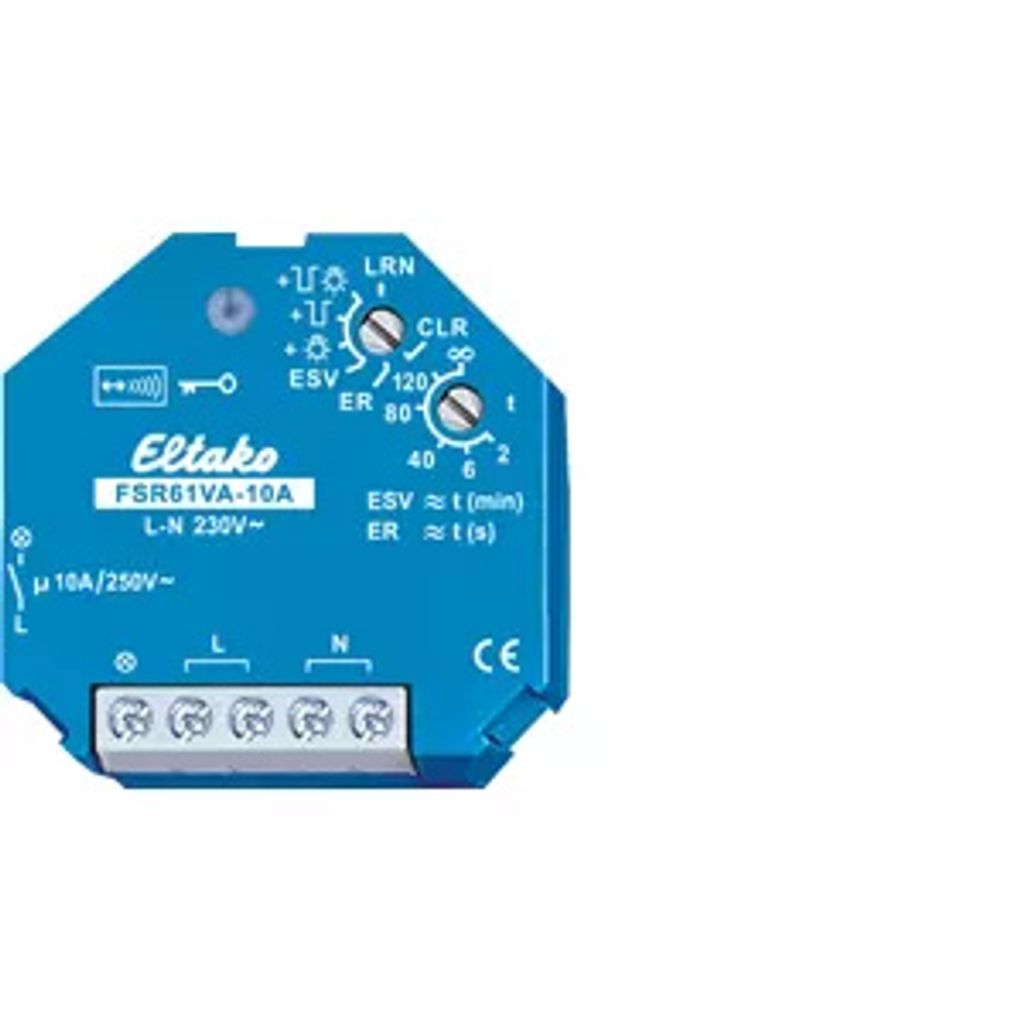 Eltako 30100010 Funk-Stromstoss-Schalter FSR61VA-10A Schaltaktor