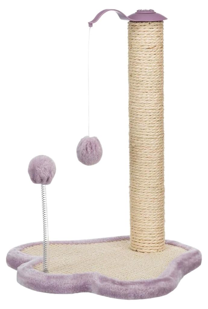 Junior Kratzpfote mit Stamm, 50 cm, Natur/Flieder