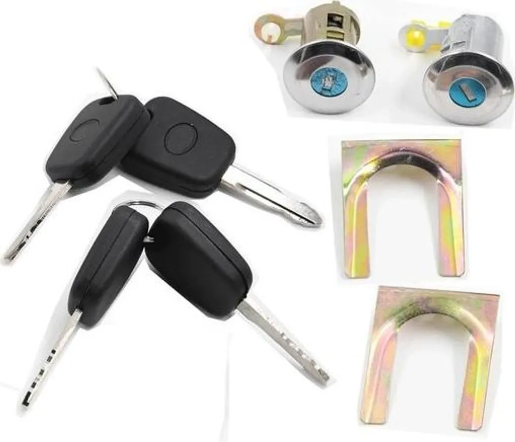 Kit de Remplacement Serrure et Clés pour Peugeot 107 et Citroën C1