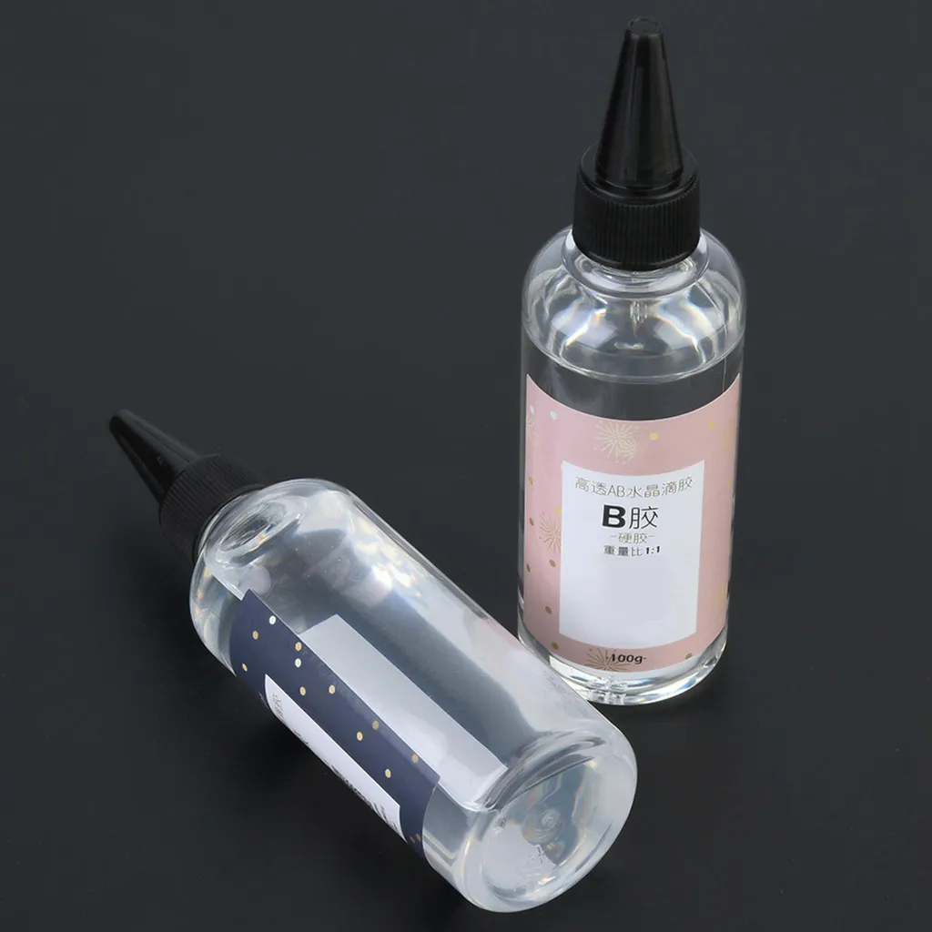 Resina Epossidica Trasparente 1:1 200g - Kit Cristallino per Gioielli Fai da Te - 3