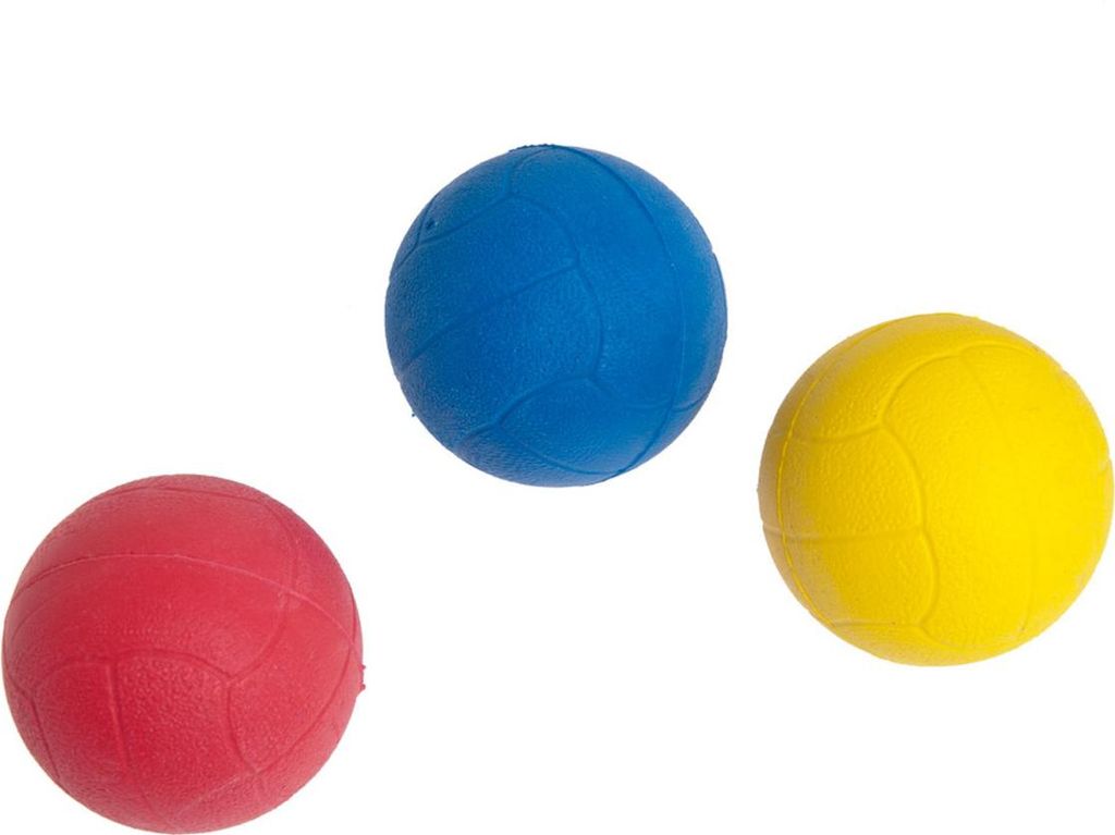 Karlie Hundespielzeug Moosgummiball, Durchmesser: 6 cm