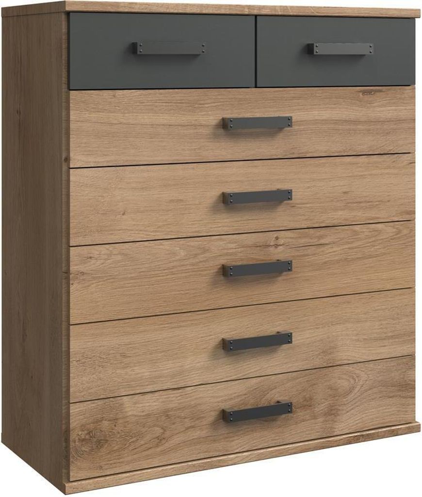 Kommode Standschrank Schubladenkommode Schlafzimmerkommode Schrank "Cheston II"