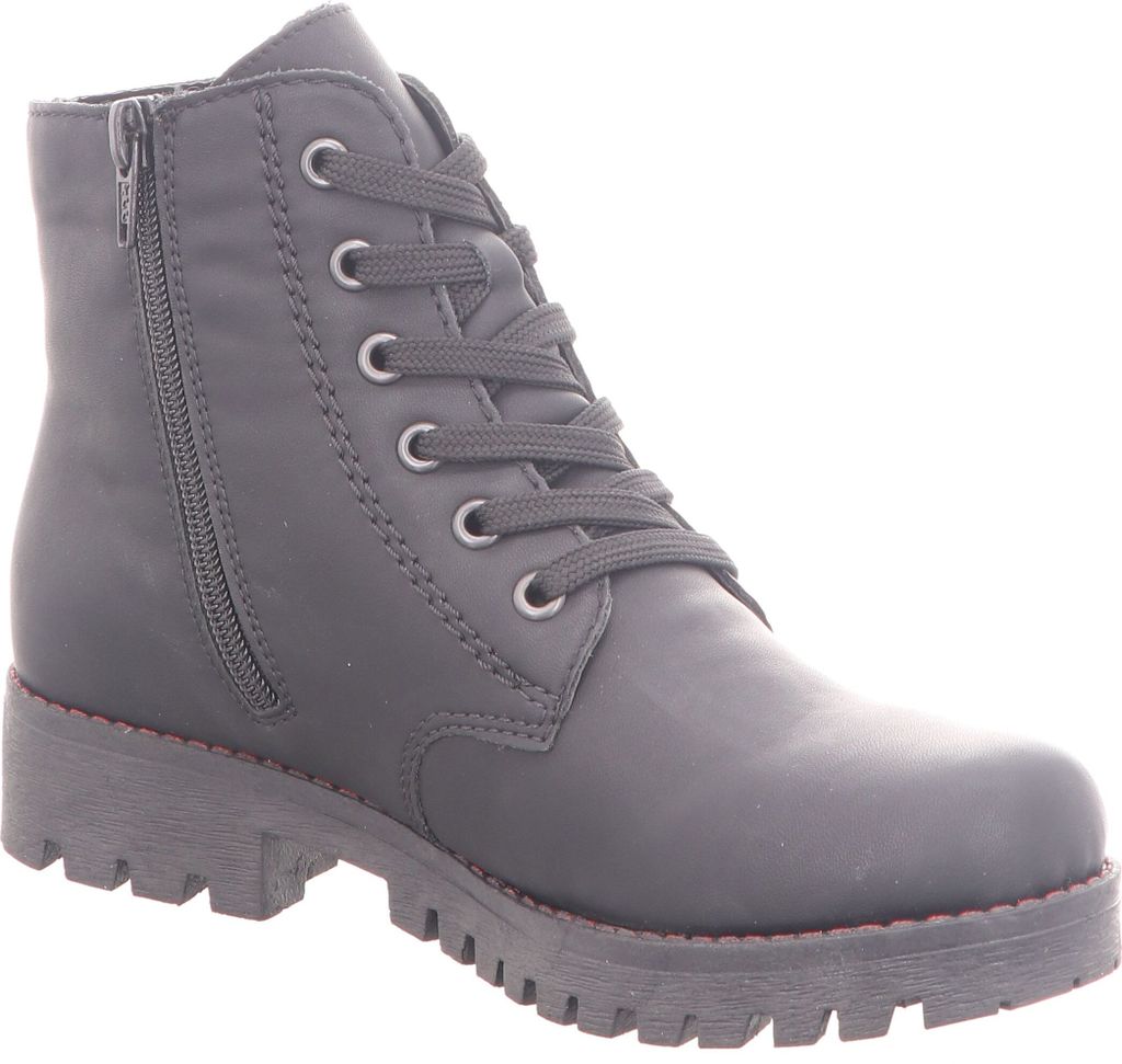 Rieker Schnürstiefel - Tiefschwarz Kunstleder Größe: 39 Produktbild 52