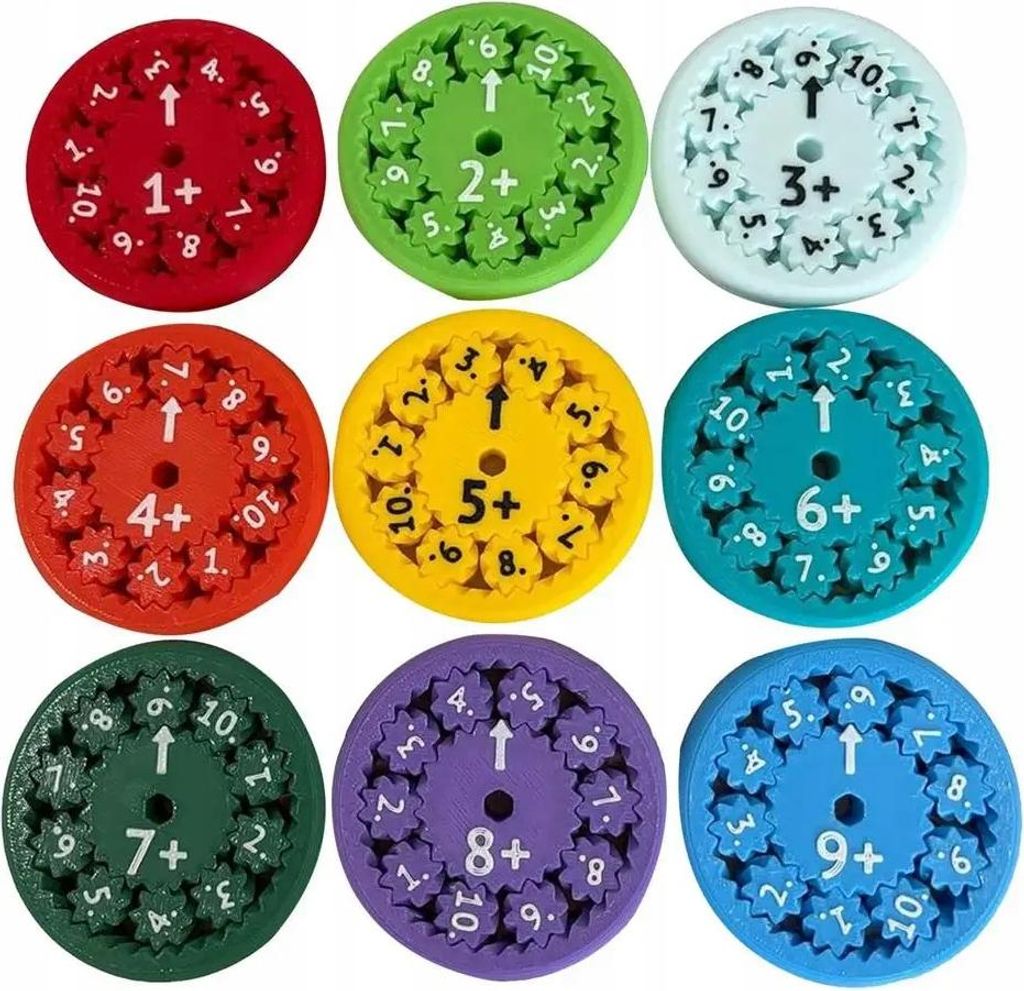 Matematyczny spinner +/- 9szt/set 44235 Zdjęcie produktu 