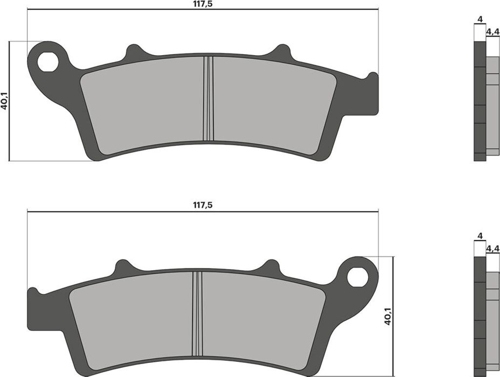 Malossi BRAKE PADS Bremsbeläge