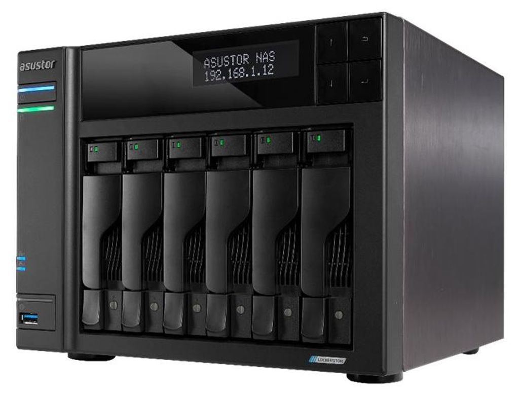 Asustor Lockerstor 6 Gen2+ - NAS-Server - 6 Schächte