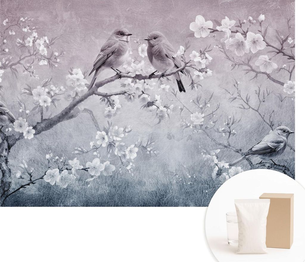 Fototapete - Wandbilder für Wohnzimmer - 312x219 cm - Dekorative Wandfolie - Modernes Design für Wanddekoration - Tapeten für Innenräume - Subt...