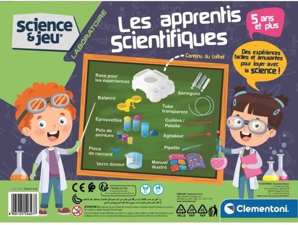 Coffret Expériences Scientifiques Laboratory Clementoni Multicolore