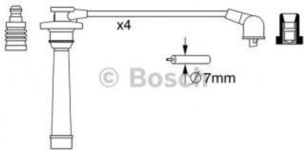 Bosch Zündleitungssatz 0 986 357 272
