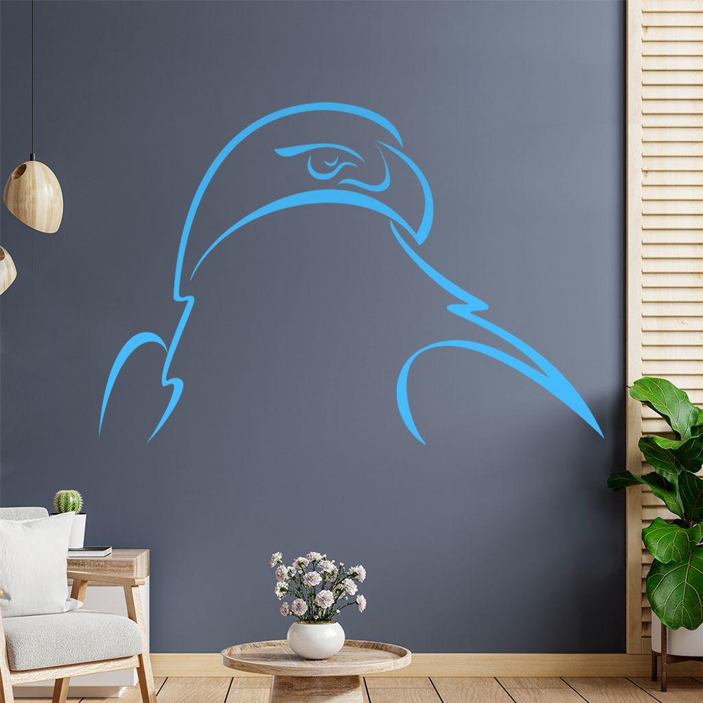 Adler Linien Wandtattoo in 6 Größen - Wandaufkleber Wall Sticker - Dekoration, Küche, Wohnzimmer, Schlafzimmer, Badezimmer