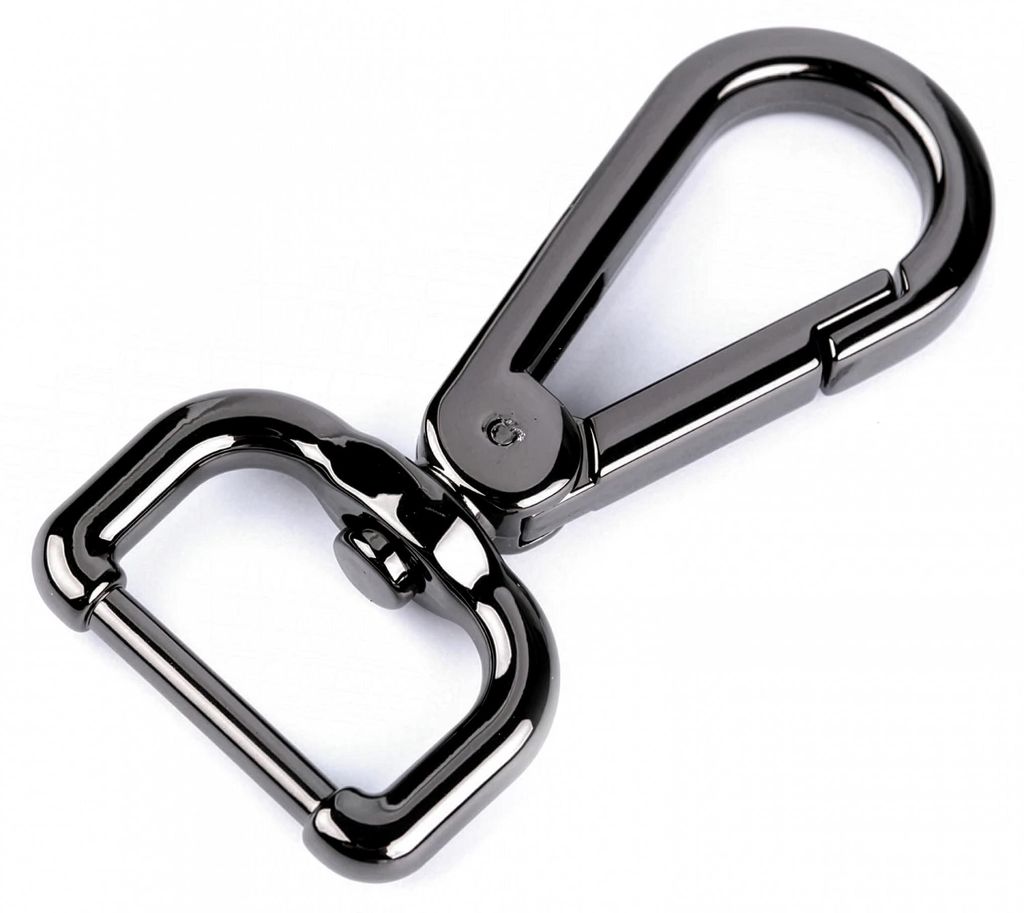 1 Bolzen-Karabiner Karabinerhaken Größen Farbwahl - Gurtband Hundeleinen