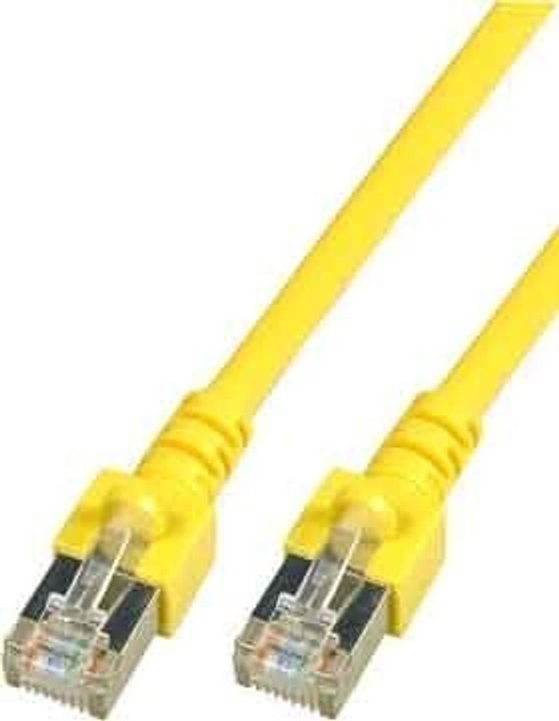 EFB RJ45 Patchkabel SF/UTP, Cat.5e, PVC, CCA, 1m, gelb