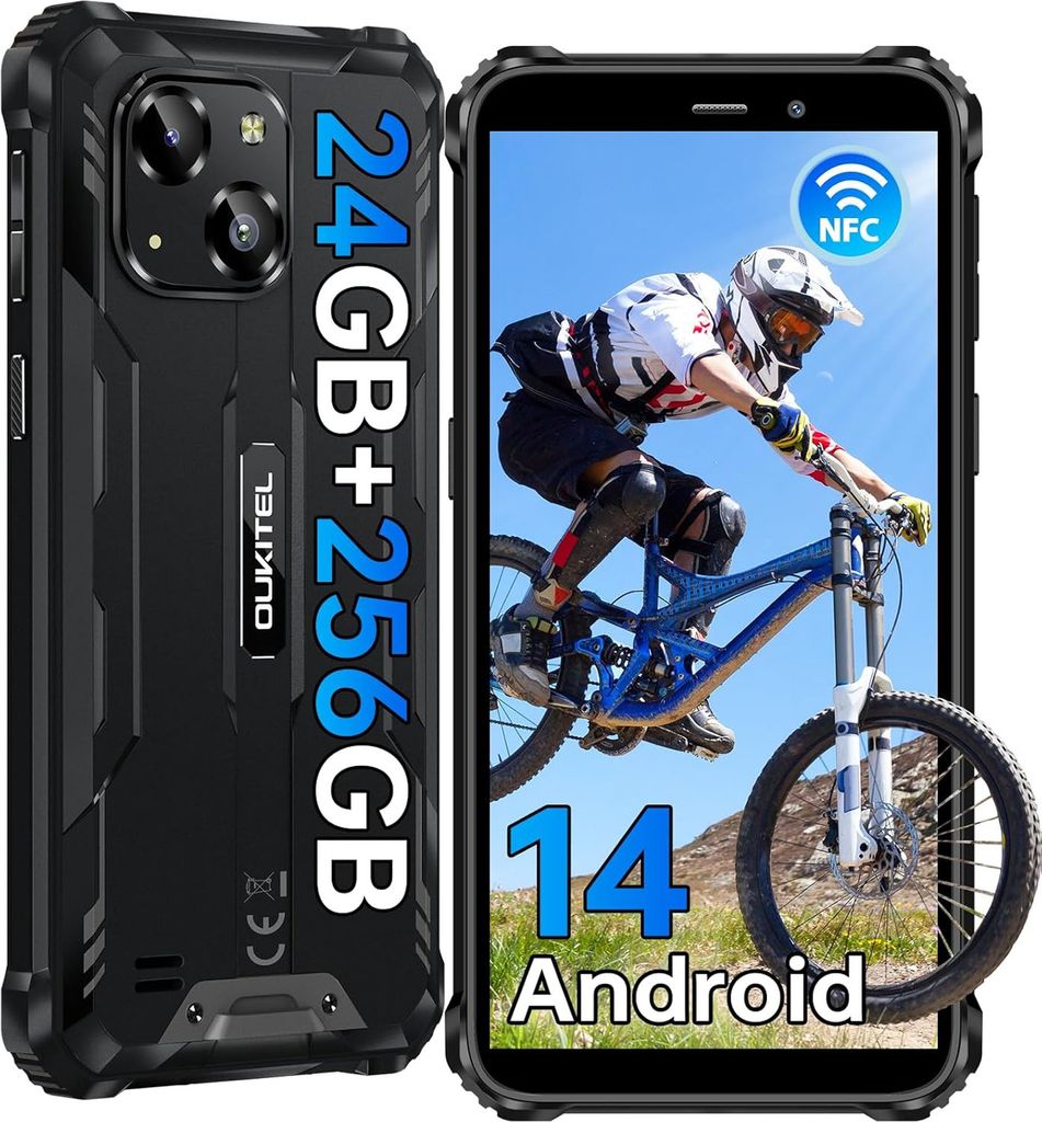 OUKITEL WP32 PRO Android 14 Outdoor Smartphone, 24GB+256GB Obrázok produktu 1