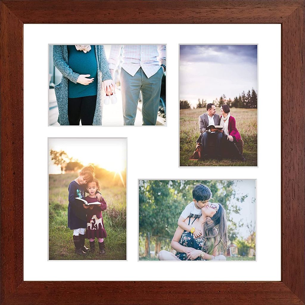 aFFa frames Chalet Bilderrahmen aus Holz Plexiglas Verschiedene Größen Collage Einzelbilder Wohnungsdekoration Elegant Stilvoll Moderne Bilderrah...