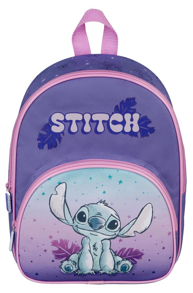 Kinderrucksack Disney Stitch, Rucksack Mädchen Kita, Kindergartenrucksack Freizeit Reisen, Lila