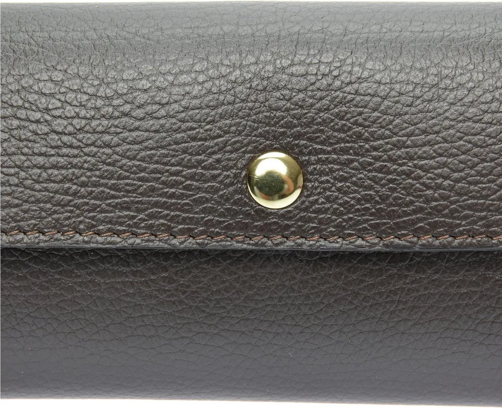Compagnon Tout-en-un Isabella Rhea en Cuir Marron Foncé Testa Moro
