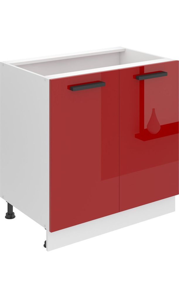 Belini Unterschrank Küche, Küchenunterschrank 80 cm Breite. Produktbild 