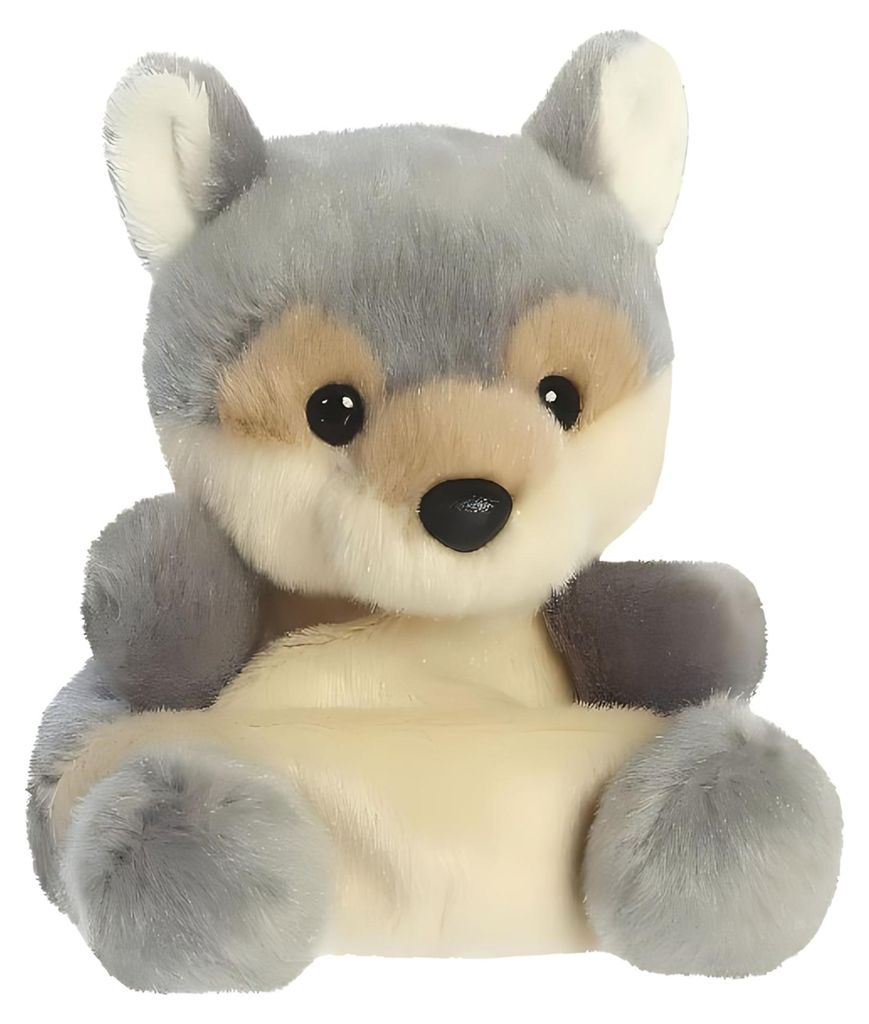 Aurora Palm Pals Lucian Wolf Grau 13 Zentimeter Produktbild 