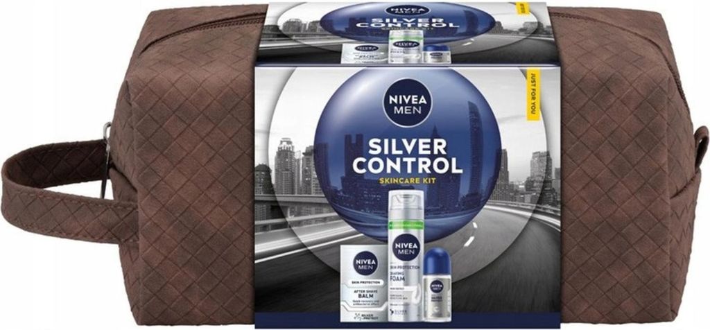 Nivea Zestaw kosmetyków Silver Protect 3 sztuki z Zdjęcie produktu 