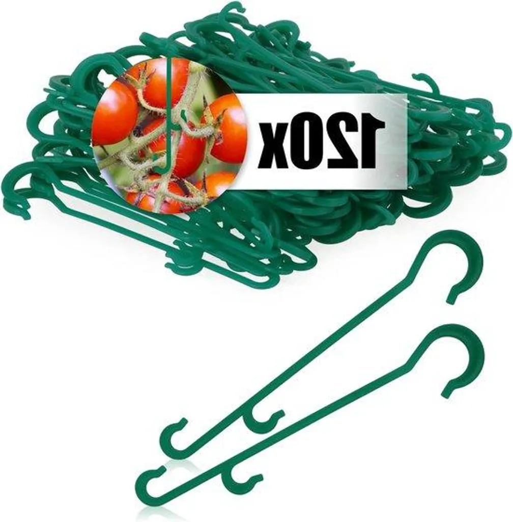 Piquets de soutien pour plantes grimpantes et tomates - Pack de 120 unités