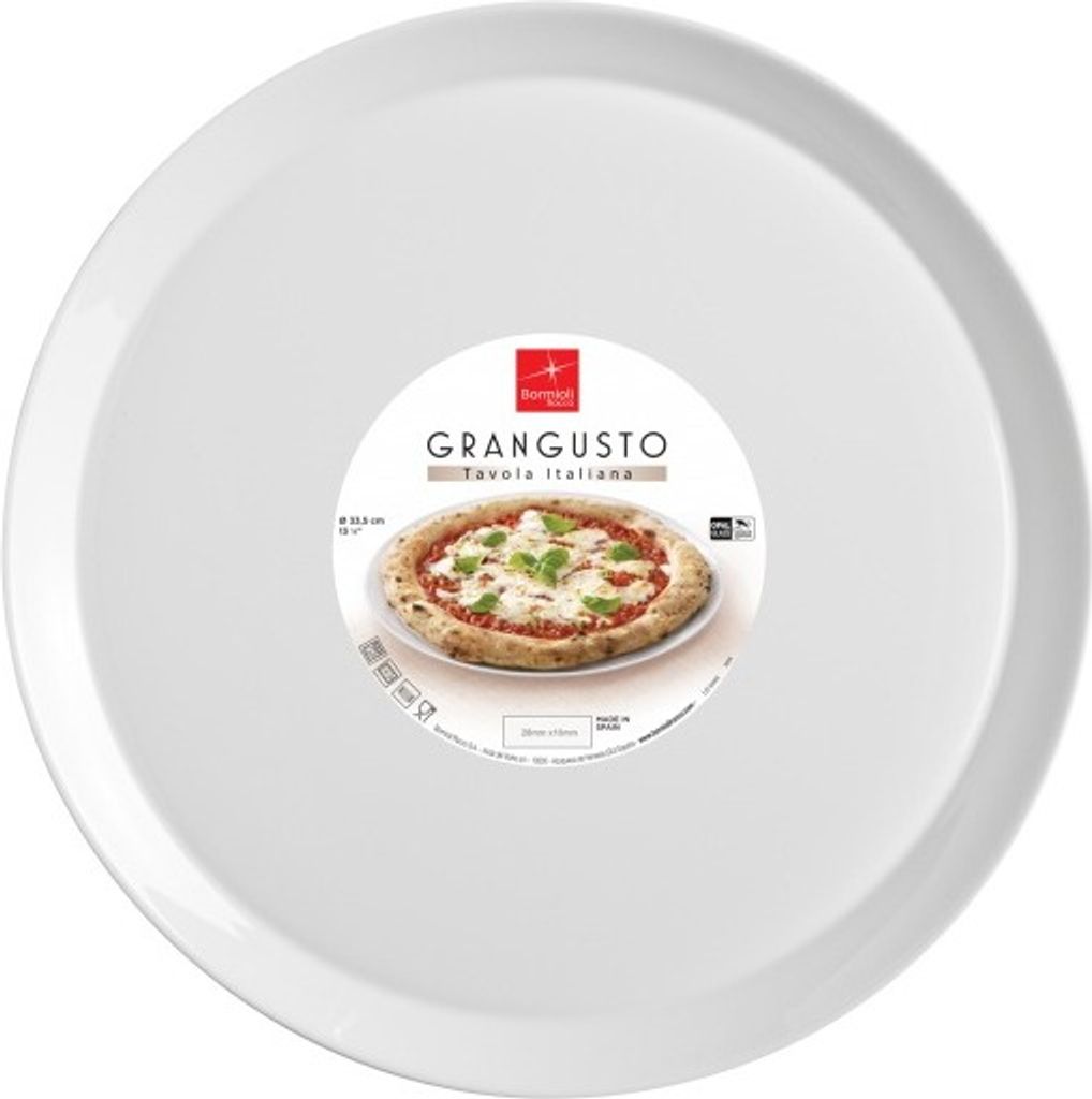 Grangusto White Pizzateller 33,5cm - 6 Stück Produktbild 